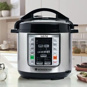 Wonderchef 6 Quart Indian Cooking Multi-use Programmable 7-in-1 Pressure Cooker